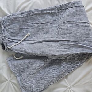 Brandy Melville Blue and Whire Striped Pants